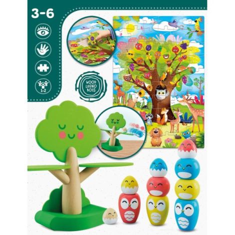 Joc de echilibru montessori - pasarele vesele - poza 3