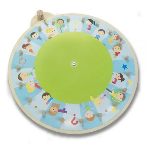 Joc de imitatie si miscare, Roata acțiunilor, 3 ani+, BStoys GA419 - poza 1