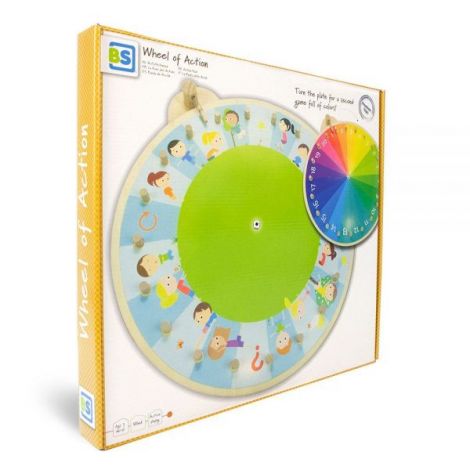 Joc de imitatie si miscare, Roata acțiunilor, 3 ani+, BStoys GA419 - poza 5