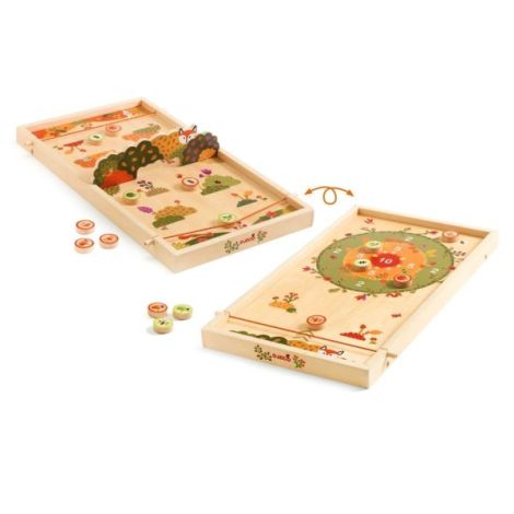 Joc de indemanare din lemn 2 în 1, Djeco - poza 4