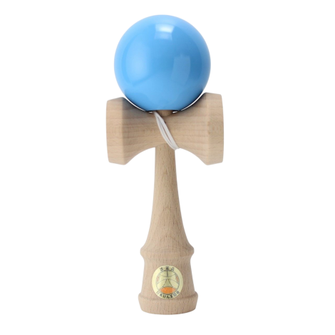Joc de indemanare din lemn Kendama Ozora, 18 cm - Bleu