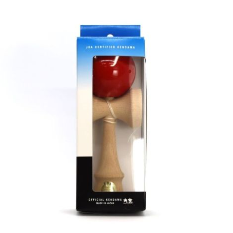 Joc de indemanare din lemn Kendama Ozora, 18 cm - Bleu - poza 4