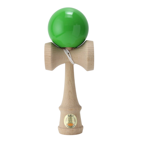 Joc de indemanare din lemn Kendama Ozora, 18 cm - Verde