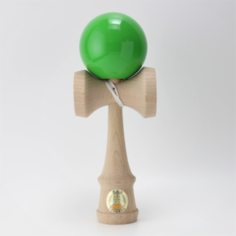 Joc de indemanare din lemn Kendama Ozora, 18 cm - Verde - poza 2