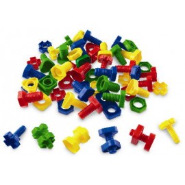 Joc de indemanare - Suruburi si Piulite si cutie de depozitare - Miniland - poza 2