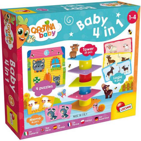 Joc de logica 4 in 1 - animalute jucause - poza 1