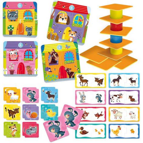 Joc de logica 4 in 1 - animalute jucause - poza 4