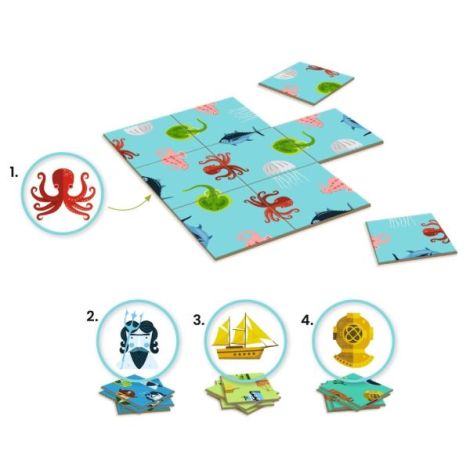 Joc de logica Impossiblo Ocean, Djeco - poza 2