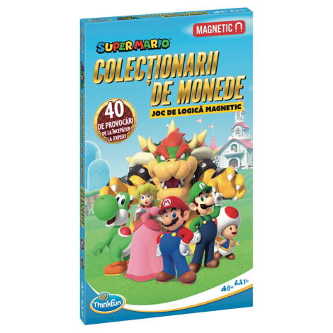 Joc de logica magnetic Thinkfun - Super Mario Coin Collector, in limba romana - poza 1