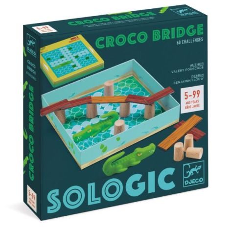 Joc de logica Podul crocodilului, Djeco - poza 1