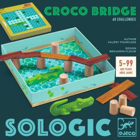 Joc de logica Podul crocodilului, Djeco - poza 3