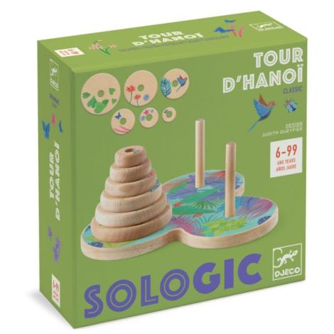 Joc de logica Turnul din Hanoi, Djeco - poza 1