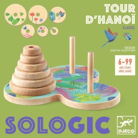 Joc de logica Turnul din Hanoi, Djeco - poza 3