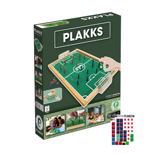 Joc de masa - fotbal, Plakks
