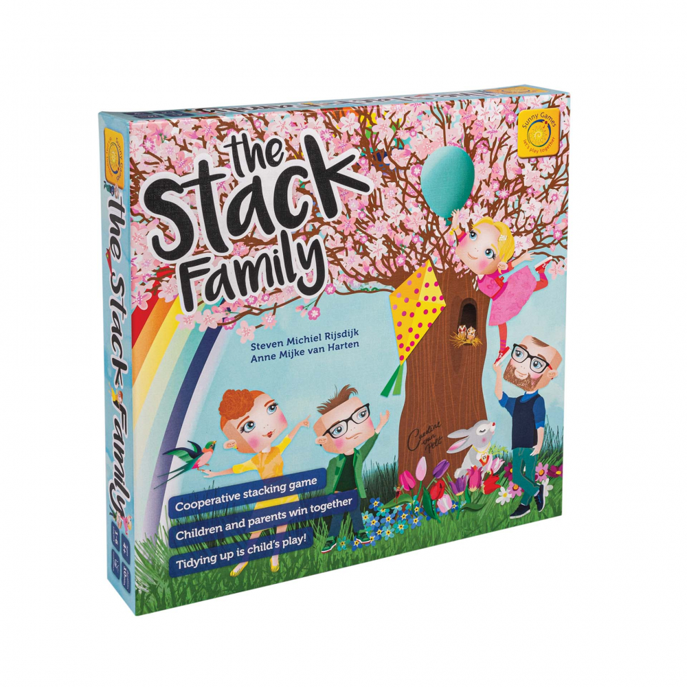 Joc de masa pentru copii - Familia Stack, +5 ani