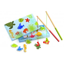 Joc de pescuit magnetic pești tropicali Djeco - poza 1