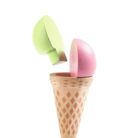 Joc de rol din lemn Gelateria Lina & Lino, Djeco - poza 5