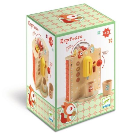 Joc de rol Espressor din lemn, Djeco - poza 1