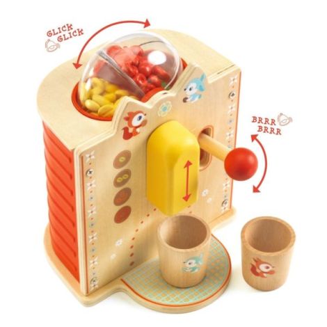 Joc de rol Espressor din lemn, Djeco - poza 2