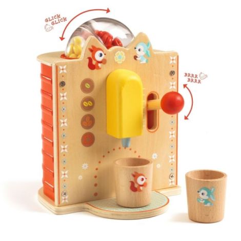 Joc de rol Espressor din lemn, Djeco - poza 4