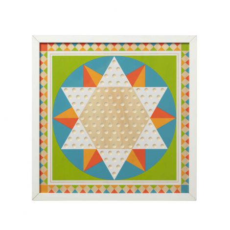 Joc de societate 2 in 1 Solitaire si Sah chinezesc - Melissa & Doug - poza 2