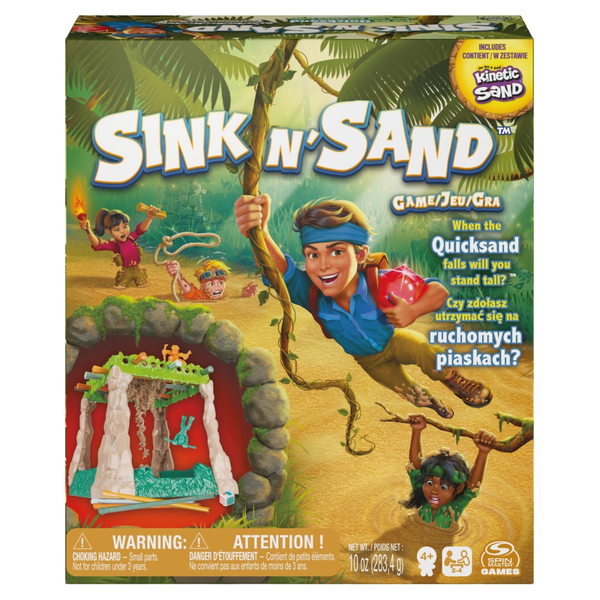 Joc de societate cu nisip kinetic Sink N Sand - poza 1