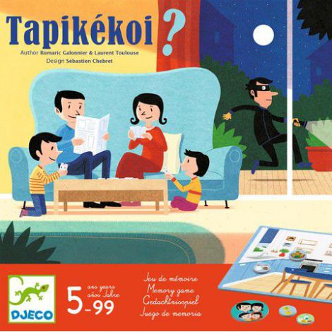 Joc de societate Djeco-Tapikekoi, Ce lipseste din casa? - poza 1
