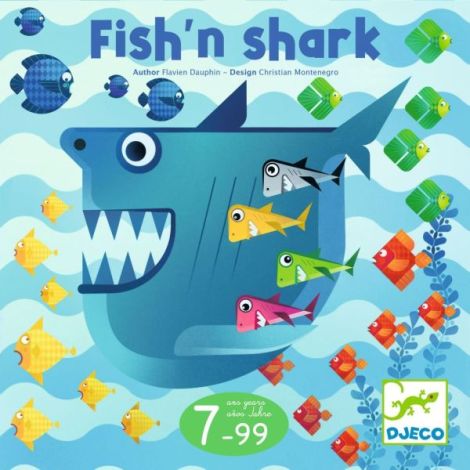 Joc de societate Fish n shark, Djeco - poza 3