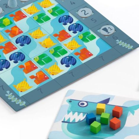 Joc de societate Fish n shark, Djeco - poza 4
