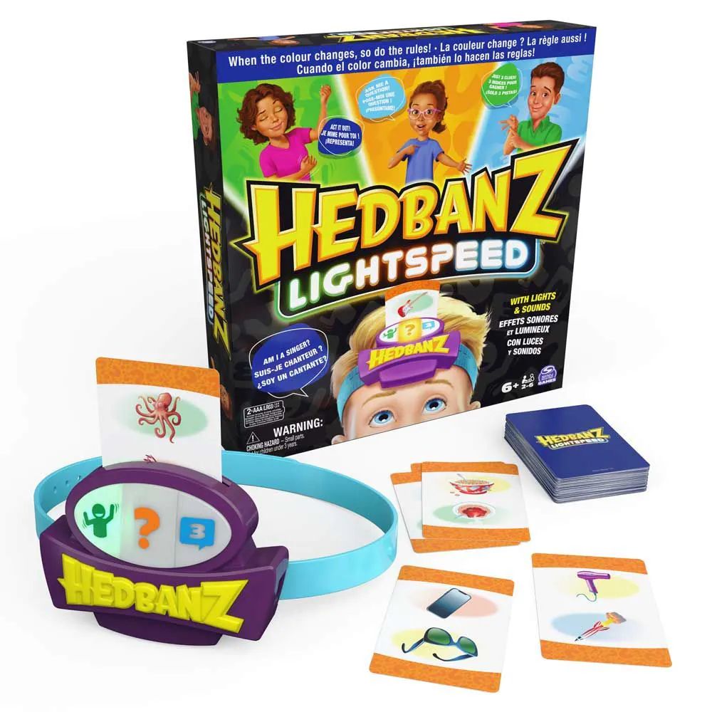 Joc de societate Hedbanz Lightspeed - poza 1