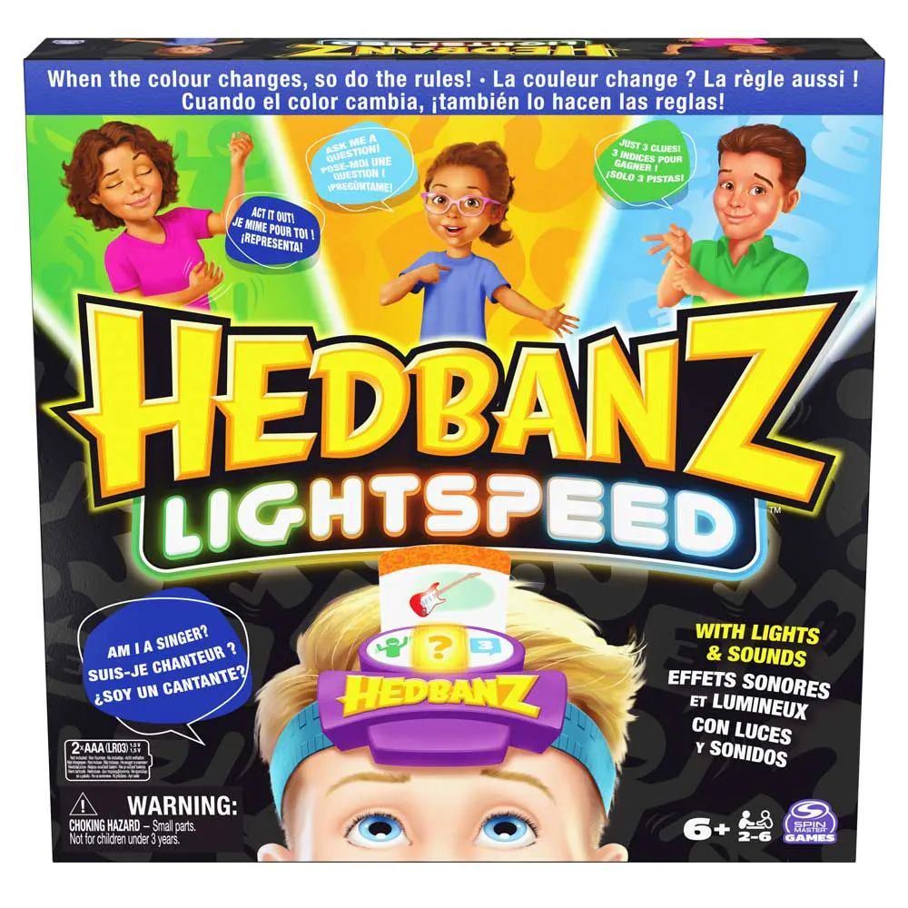 Joc de societate Hedbanz Lightspeed - poza 2