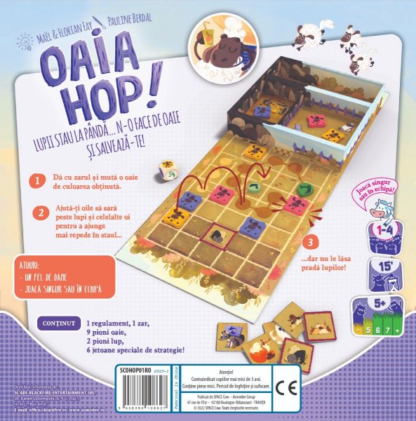 Joc de societate Oaia Hop! limba romana - poza 2