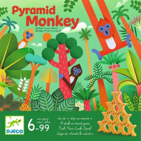 Joc de societate Pyramid Monkey, Djeco - poza 2
