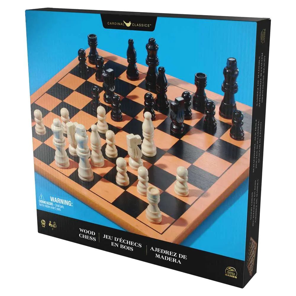 Joc de societate sah cu tabla de lemn Spin Master - poza 2