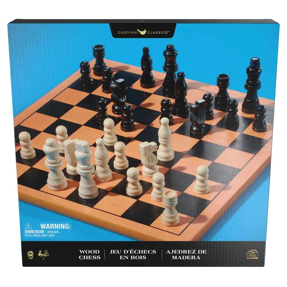 Joc de societate sah cu tabla de lemn Spin Master - poza 3