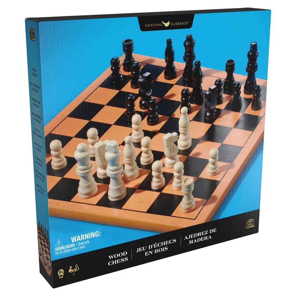 Joc de societate sah cu tabla de lemn Spin Master - poza 4