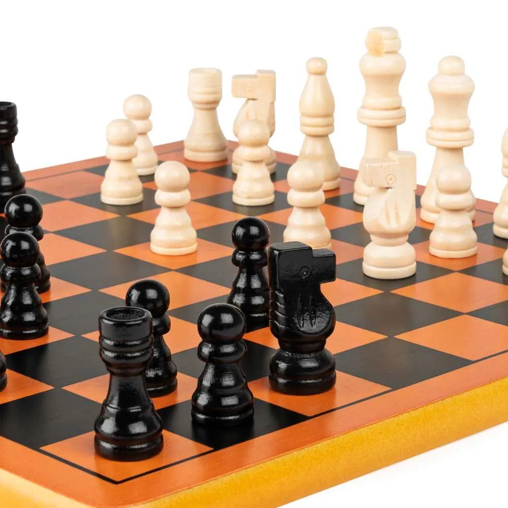 Joc de societate sah cu tabla de lemn Spin Master - poza 5