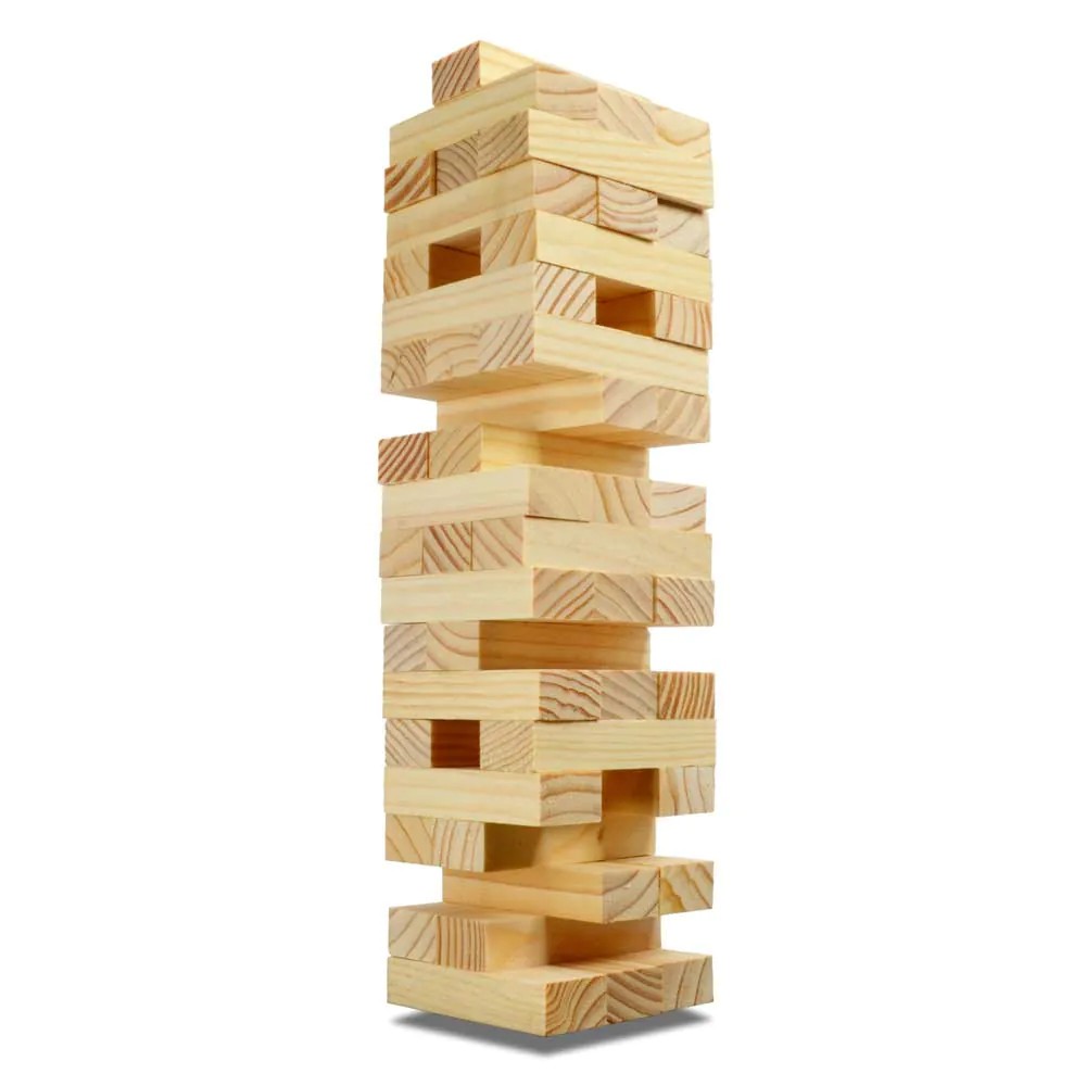Joc de societate tip Jenga Ambassador Tumblin Tower 48 piese - poza 1