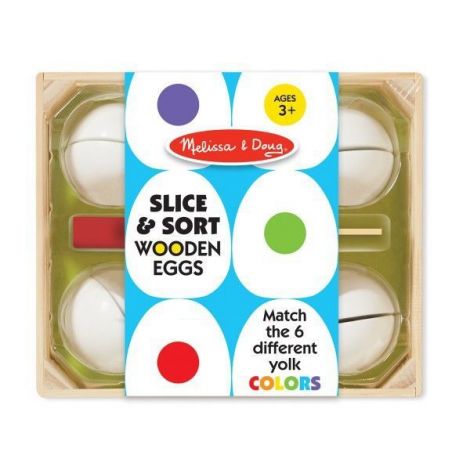 Joc de sortat din lemn Eggs Melissa and Doug - poza 3