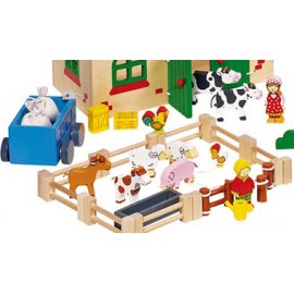 Joc din lemn Ferma animalelor - poza 4