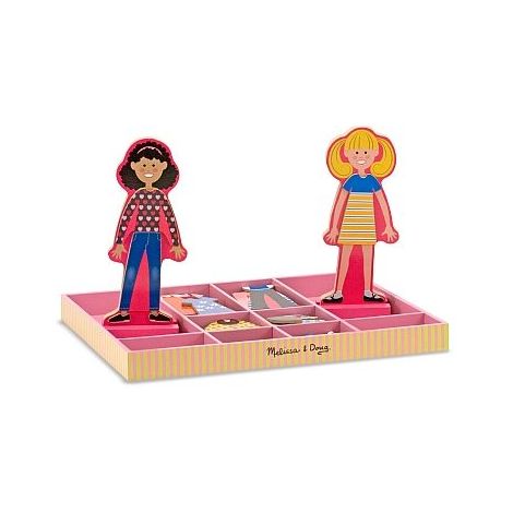 Joc din lemn Imbraca-le pe Abby si Ema Melissa and Doug - poza 1