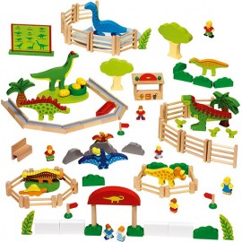 Joc din lemn Parcul dinozaurilor - poza 1