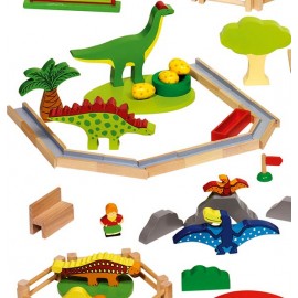 Joc din lemn Parcul dinozaurilor - poza 2