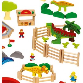 Joc din lemn Parcul dinozaurilor - poza 3