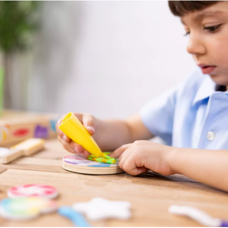 Joc din lemn pentru dezvoltarea indemanarii Acadele multicolore - poza 5