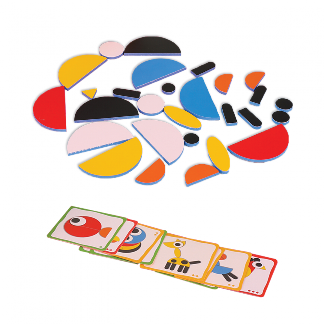JOC DIN SPUMA EVA CU FORME COLORATE, 29 PIESE, PUEDO