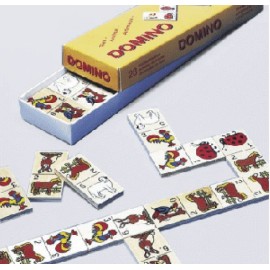 Joc Domino cu animăluţe, 28 piese, Goki WG091