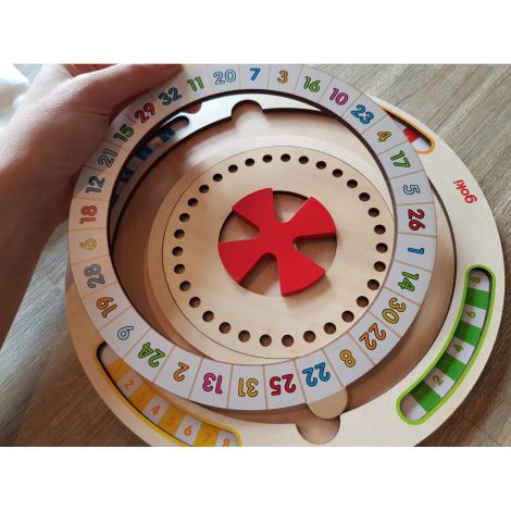 Joc duo vocabular si matematica Ruleta cuvintelor si cifrelor - poza 3