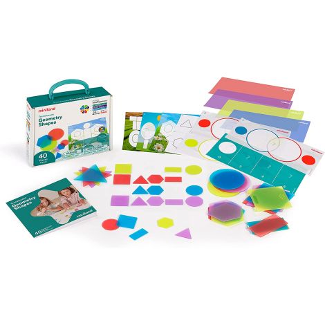 Joc educational Forme geometrice cu piese translucide - poza 2