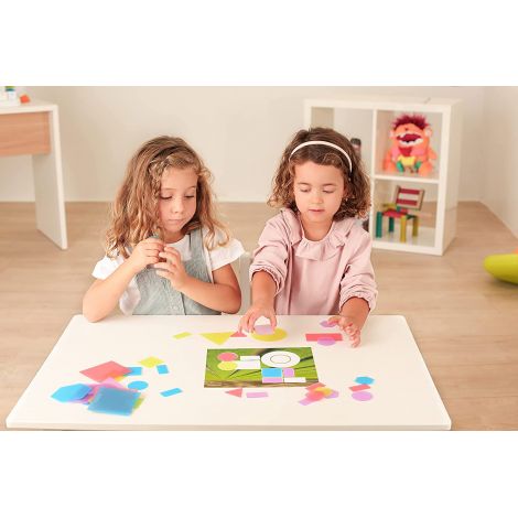 Joc educational Forme geometrice cu piese translucide - poza 5